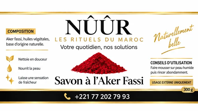Savon à l'Aker Fassi 300g