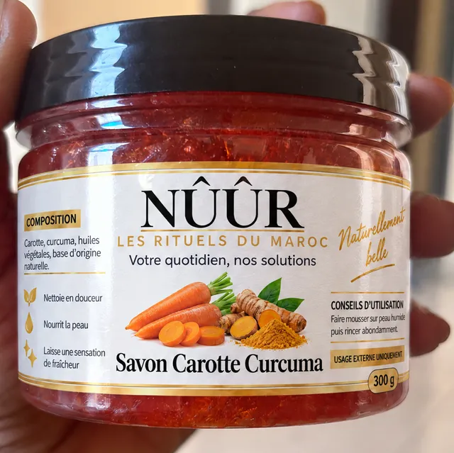 Savon Carotte curcuma 300g
