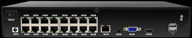 NVR PoE 16 Canaux avec Intelligence Artificielle 