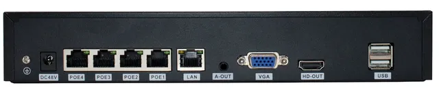 NVR PoE 4 Canaux avec Intelligence Artificielle 