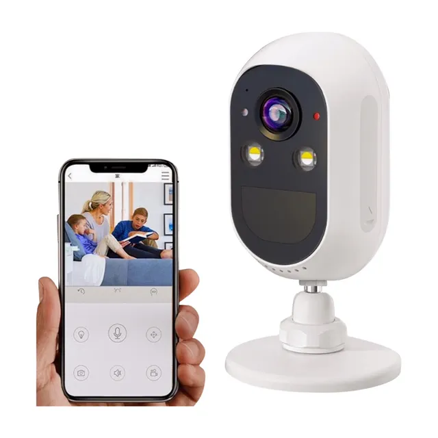 Caméra Intelligente WiFi ColorVu Ultra HD 4MP avec Batterie