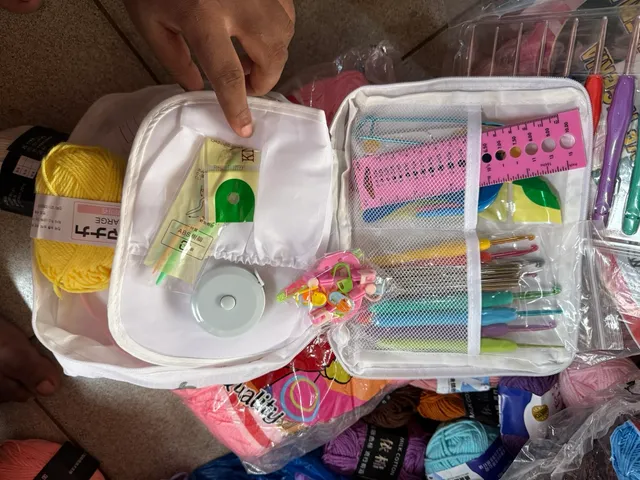 Kit crochet avec laine