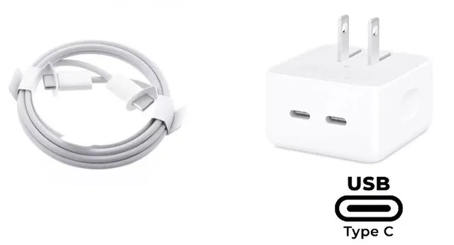 Chargeur 2T type-C 