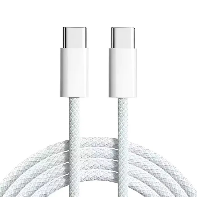 Câble 2x type-C tissé 